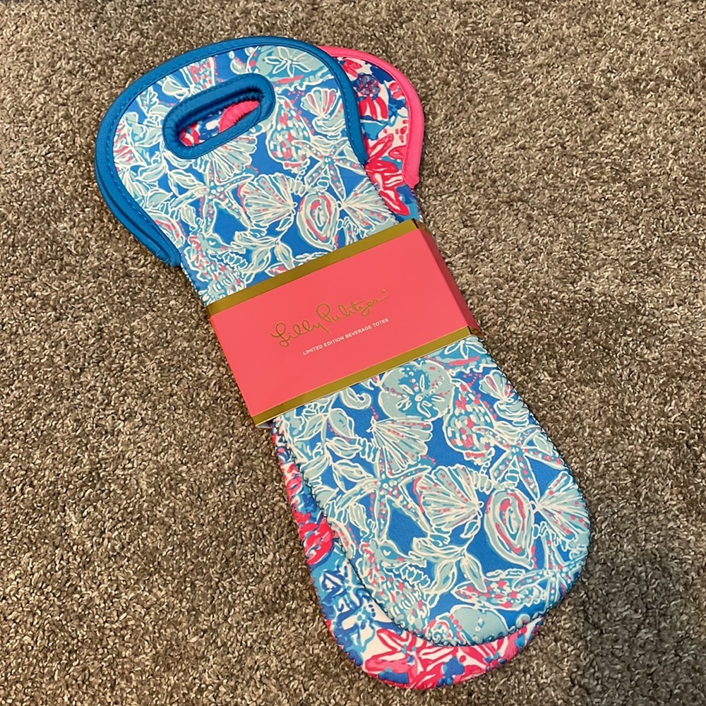 NWT Lilly Pulitzer Beverage Totes